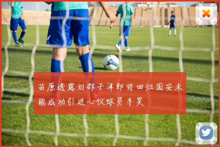 苗原透露刘邵子洋即将回归国安未能成功引进心仪球员李昊